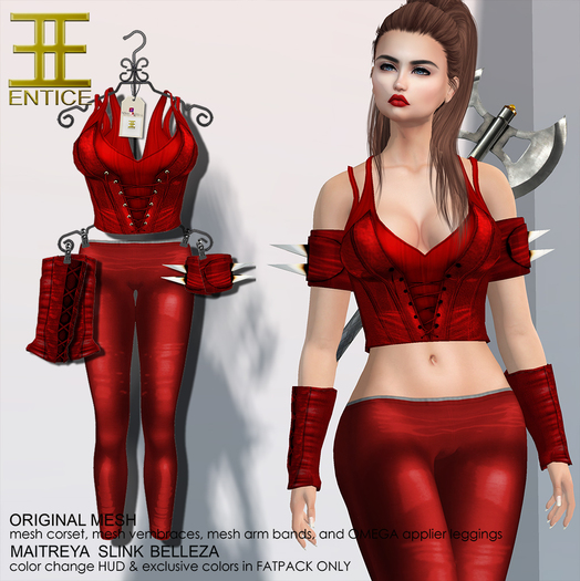 Entice - Lionhearted Girl - Red