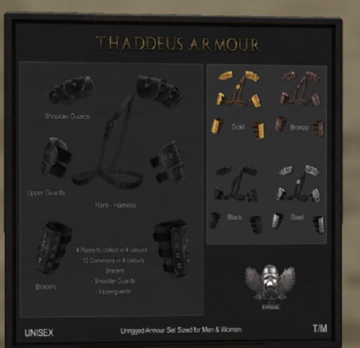 [The Forge] Thaddeus Bracers, Bronze.