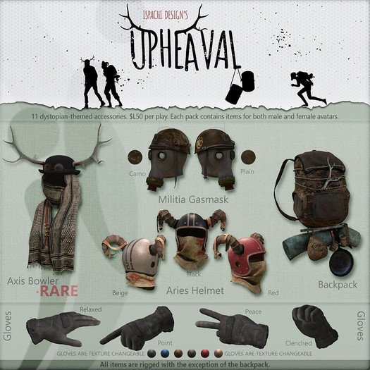 ISPACHI [Upheaval] Gloves - Peace