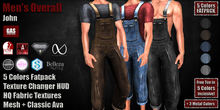 GAS [Men's Overall John - 5 Colors w/HUD FATPACK] Demo