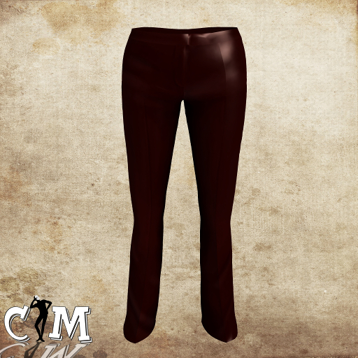 *CM* Alphabet Strecht Trousers 05 BROWN
