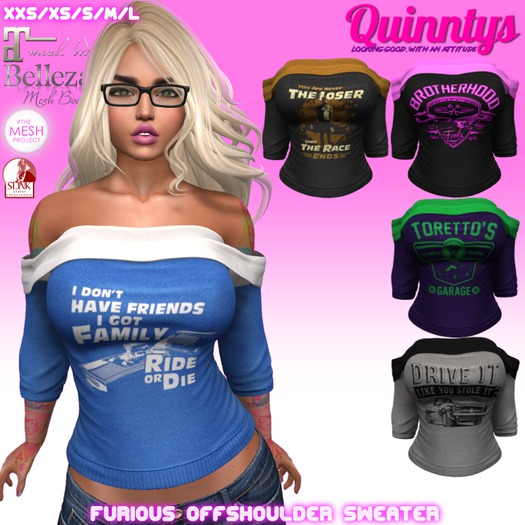 Furious Offshoulder Sweater {Quinnty's} Add to unpack
