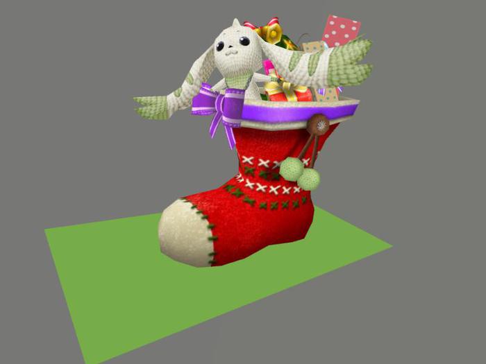 Toon Stocking Statue