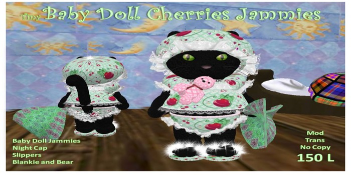 Baby Doll Cherries Jammies Tiny Box