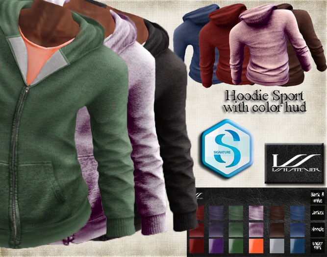 Hoodie Sport Signature by WhatEver