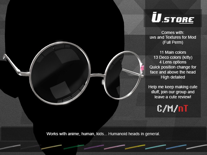 - U.store - Round Glasses (Neko Series #8)