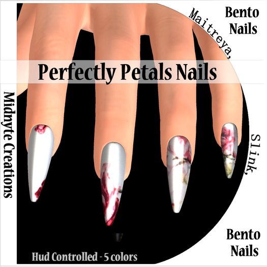 <MC> Perfectly Petals Nails White Unpacker HUD