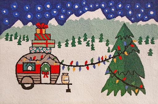 Christmas - Rug - Camper Joy (MESH)