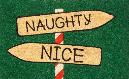 Christmas - Doormat - Naughty Nice (MESH)