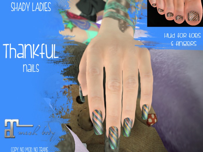 Shady Ladies- Thankful Nails- Maitreya [BOXED]