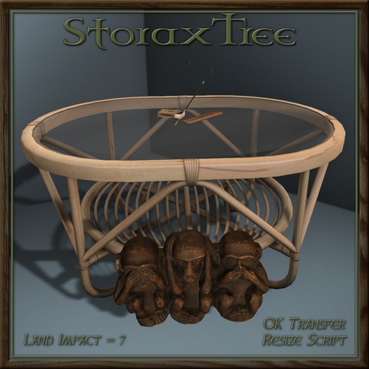 Tropics Blonde Patio Table AM