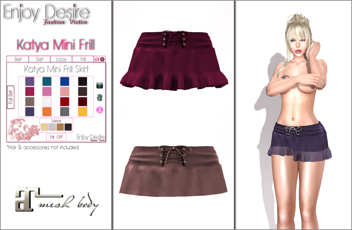=ED= Katya Mini Frill Skirt - [MAITREYA]