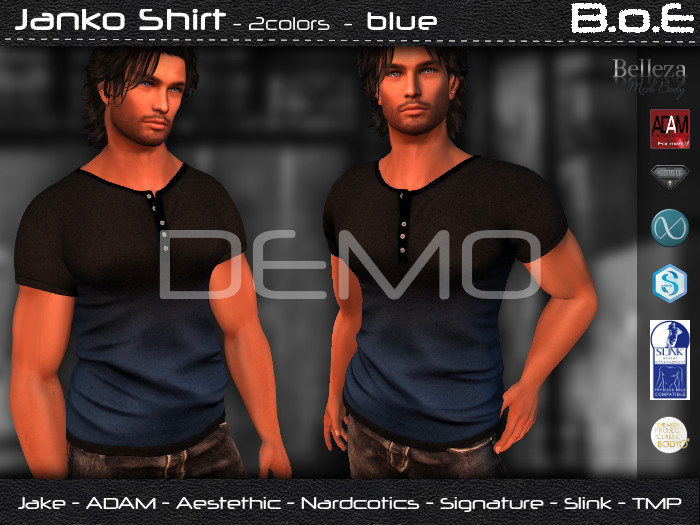 B.o.E - DEMO - Janko Shirt 2color - blue