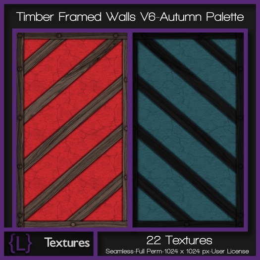 {L} Timber Framed Walls V6-Autumn Palette