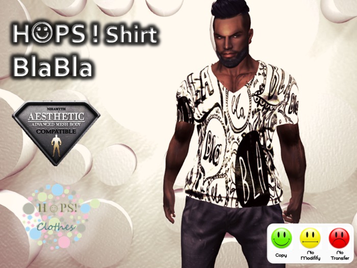 [HOPS!] BlaBla Shirt@