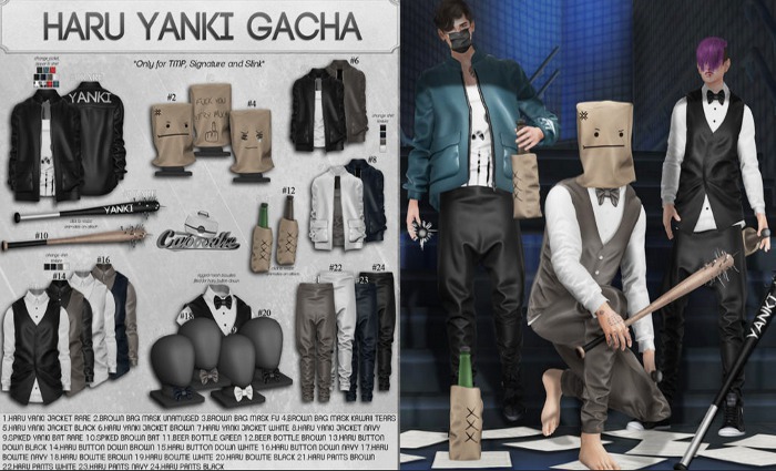 Caboodle - Haru Vest & Button Down - Brown - Slink