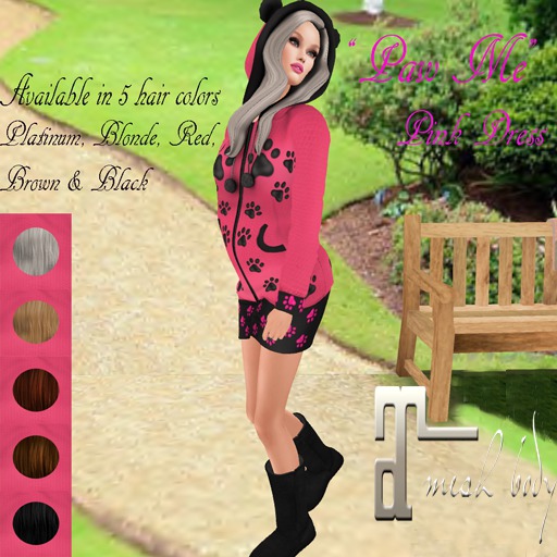 MAITREYA - - PAW ME PINK DRESS