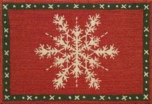 Christmas - Rug - Snowflake Rectangular (MESH)