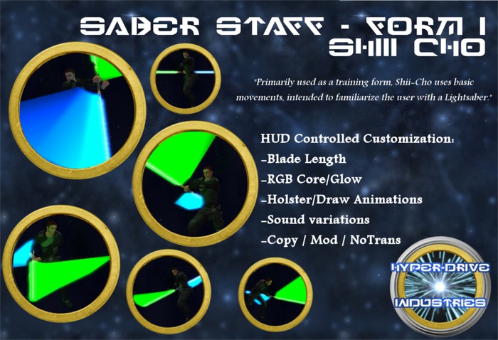 [HyperDrive Industries] Saber Staff: Shii-Cho