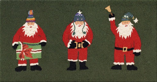 Christmas - Rug - Santas (MESH)