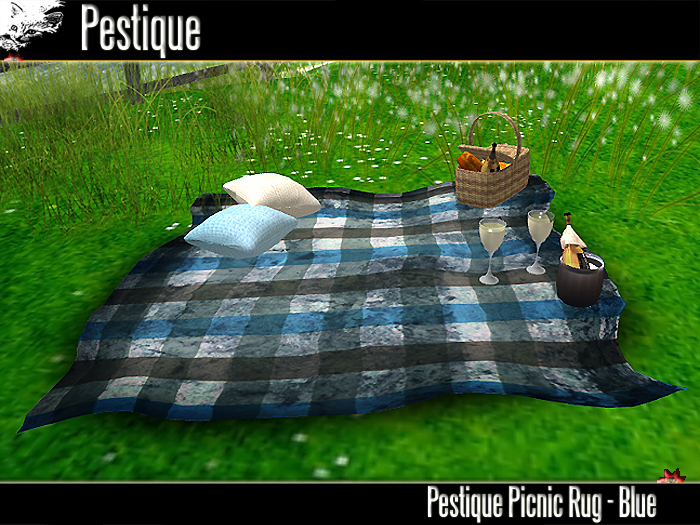 JustUs Picnic Rug Blue BeachBonanza