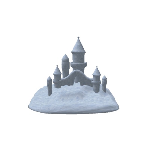 sculpture snow castle