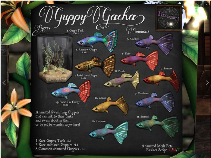 12. *HEXtraordinary* Guppy - Turquoise