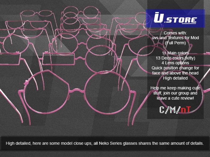 -U.store- Neko Series Glasses Fatpack (All 13 Models) Box