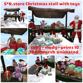 S*R.store Christmas stall with toys