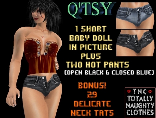 Short Baby Doll Rust