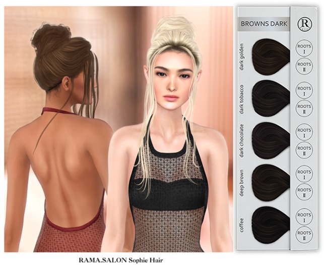 RAMA.SALON - Sophie Hair 'BROWNS DARK'