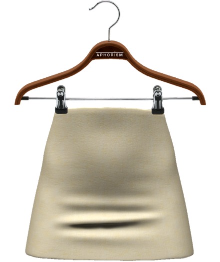 !APHORISM! Ashley Suede Skirt - Mushroom