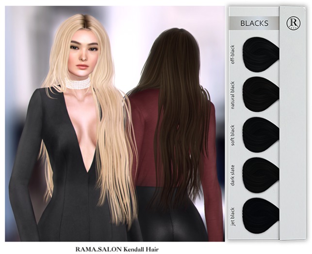RAMA.SALON - Kendall Hair 'BLACKS'