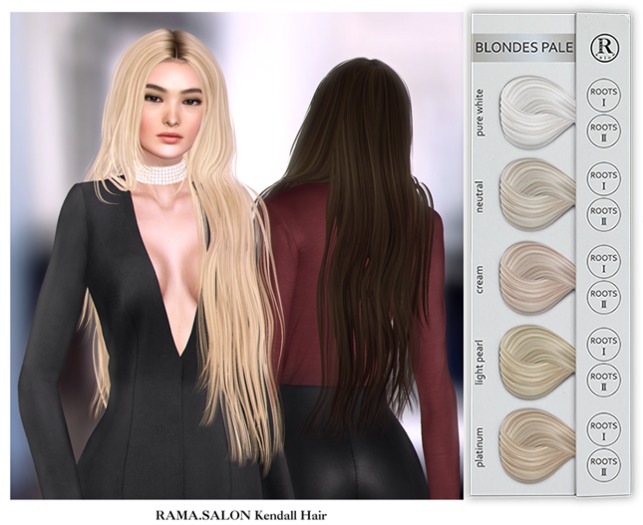 RAMA.SALON - Kendall Hair 'BLONDES PALE'