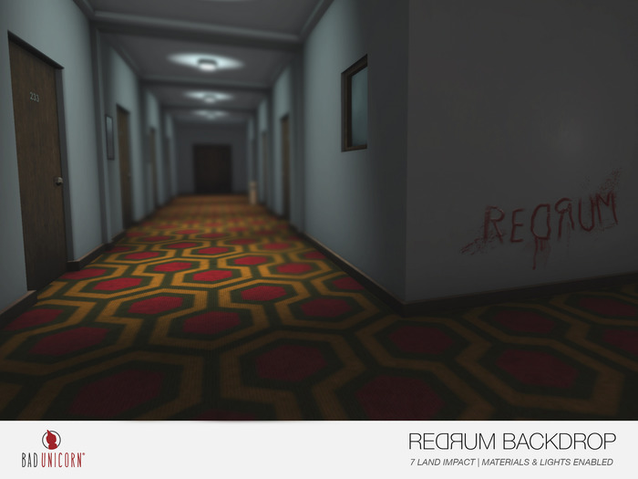 Redrum Backdrop (Materials & Lights Enabled)