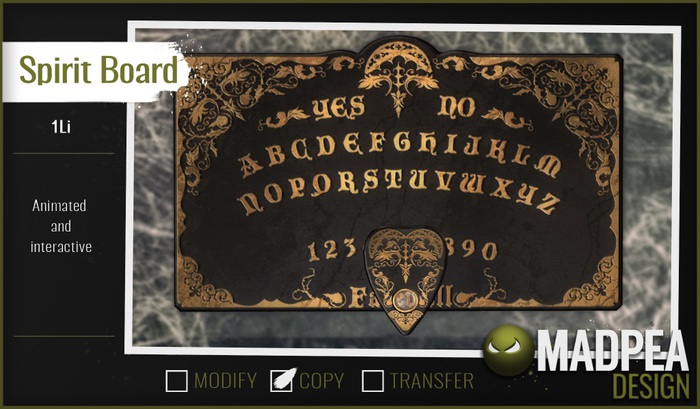 MadPea Spirit Board (add)
