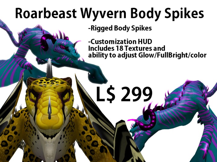 [WS] Wyvern Body Spikes