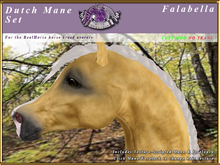 *E* RealHorse Dutch Mane Set [BOXED] Falabella