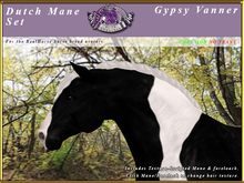 *E* RealHorse Dutch Mane Set [BOXED] Gypsy Vanner