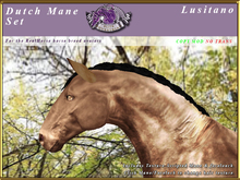 *E* RealHorse Dutch Mane Set [BOXED] Lusitano