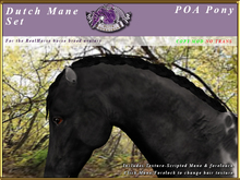 *E* RealHorse Dutch Mane Set [BOXED] PO Pony
