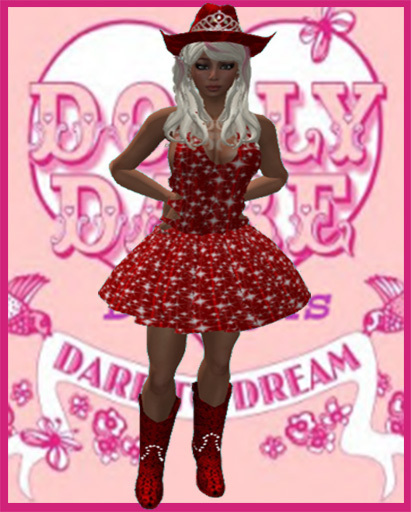 Cowgirl Up Red Sparkles