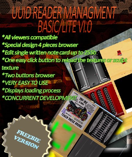 UUID READER MANAGEMENT BASIC/LITE 6L Version. HANDY AND USEFUL