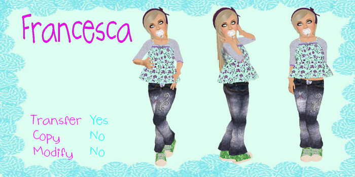 *DeSiGneR KiDz* Francesca  Outfit 