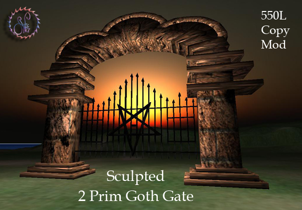 2 Prim Goth Gate