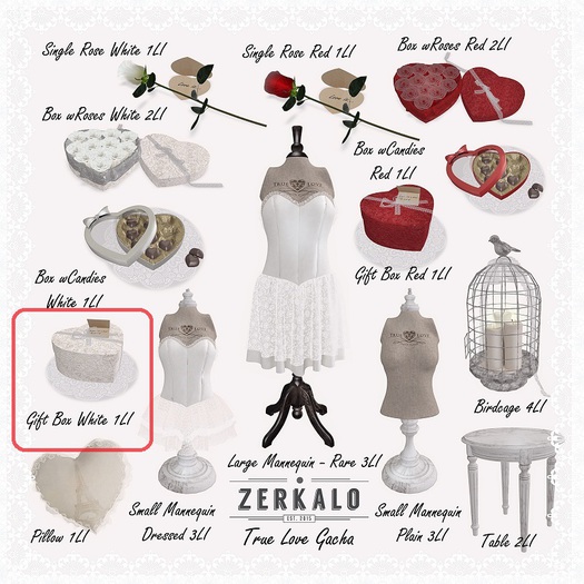 [ zerkalo ] True Love - Gift Box White