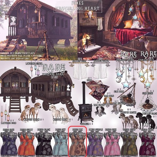 Foxes - Travelling Heart - Dress - Tan[box]