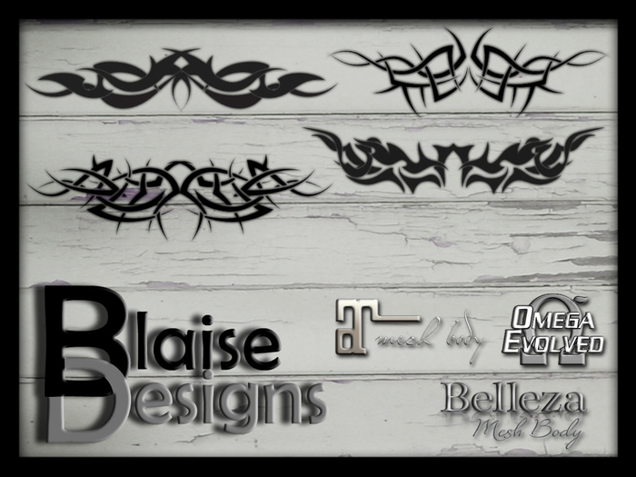 *BD* Tribal Lower Back Tattoo