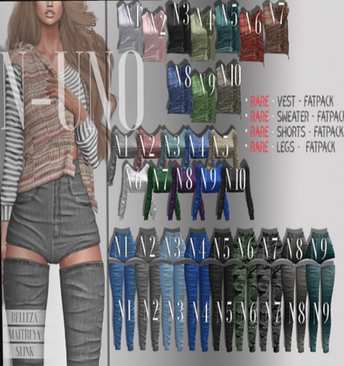 N-Uno - Sonya Shorts // FATPACK RARE