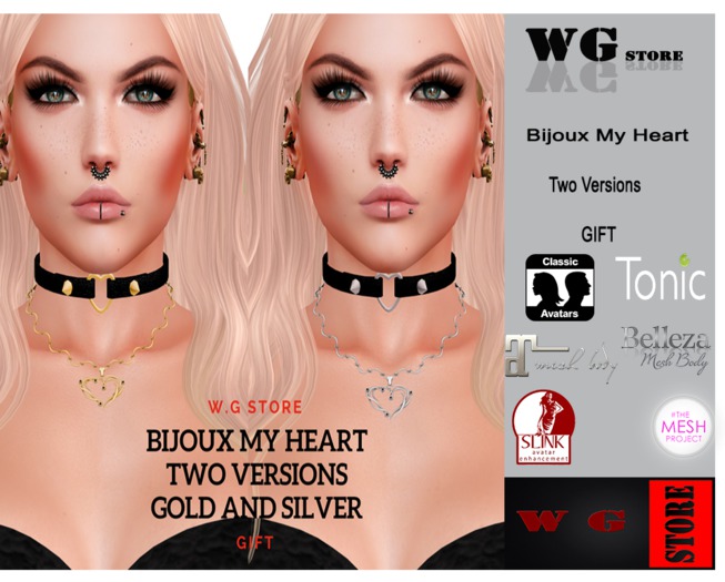 W.G STORE - Bijoux Heart (Gift)